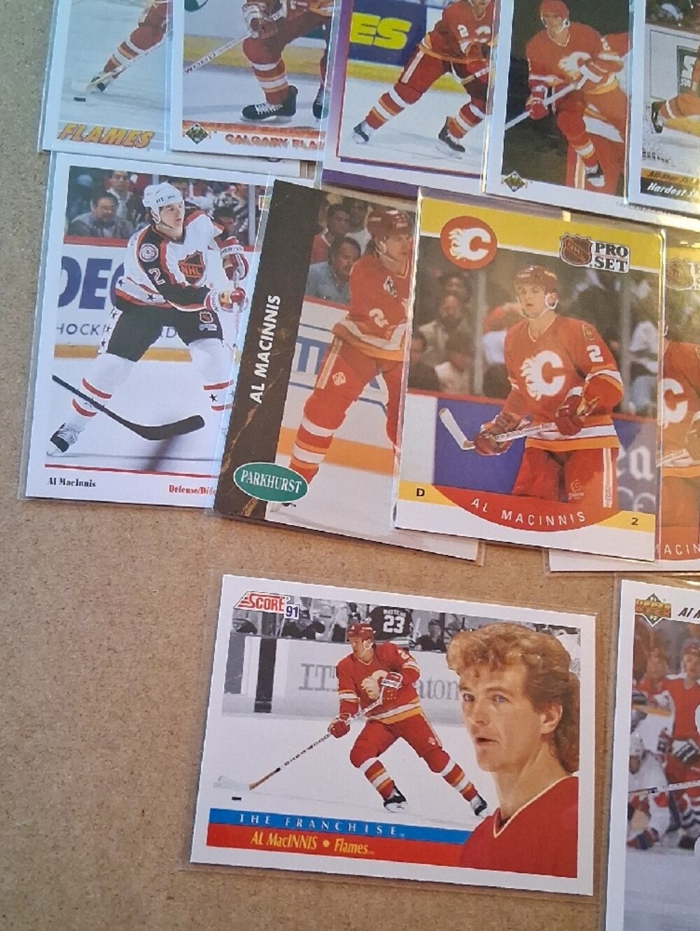 Al MacInnis Hockey Cards - Red & White - Picture 5 of 11